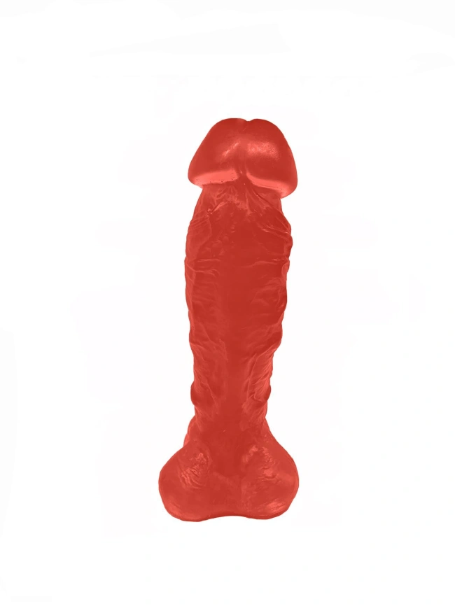 Мыло в форме пениса Чистий Кайф Red size XL, крафтовое мыло-член, натуральное фото 2