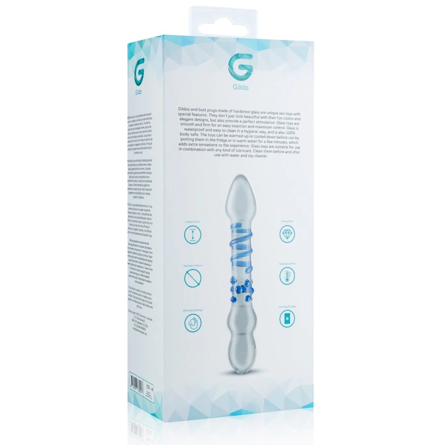 Стеклянный дилдо Gildo Glass Dildo No. 21 фото 6