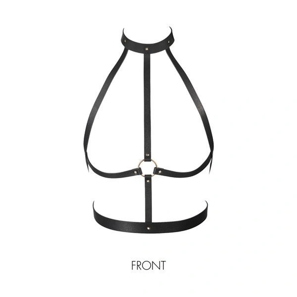 Портупея Bijoux Indiscrets MAZE - H Harness Black фото 1