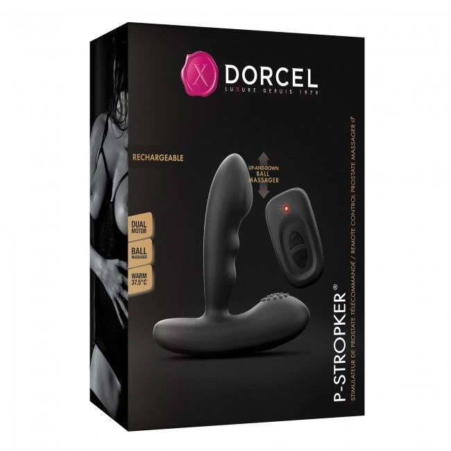 Массажеры простаты Dorcel P-Stroker с пультом ДУ, подогревом и точечным массажем, два мотора фото 4
