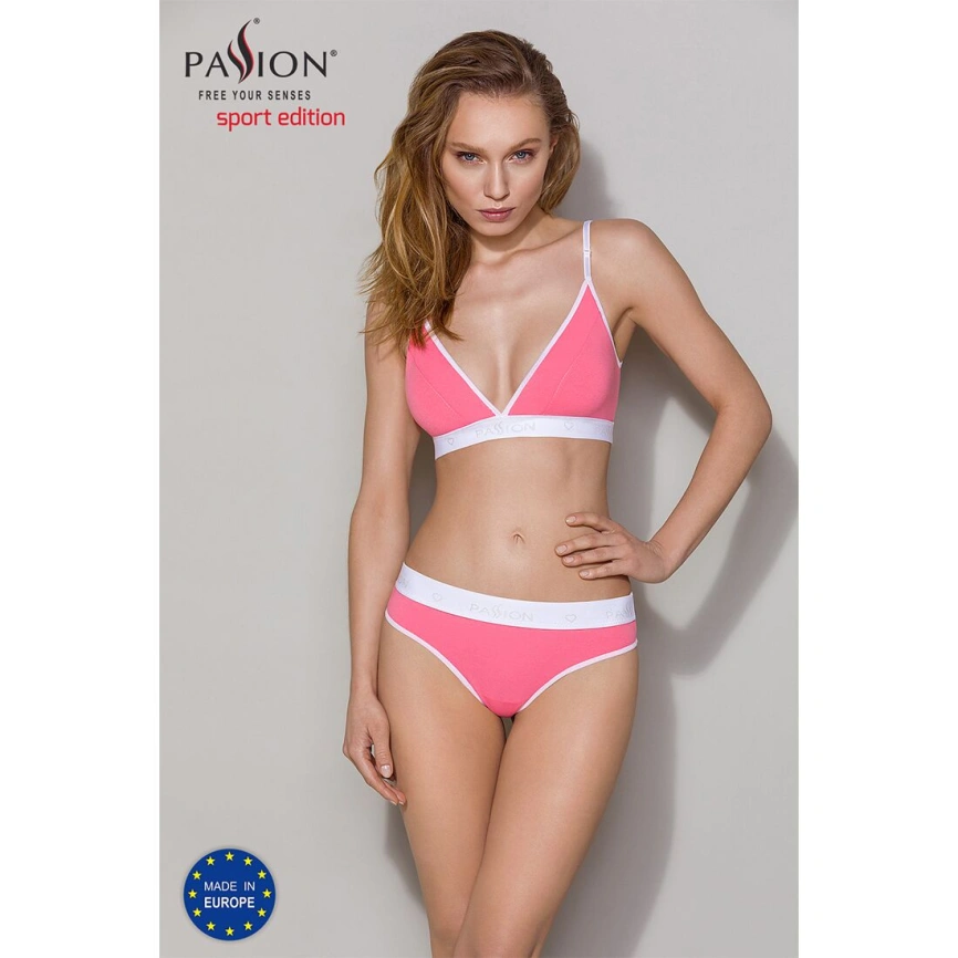 Спортивный топ с двойными бретелями Passion PS007 TOP M, pink фото 8