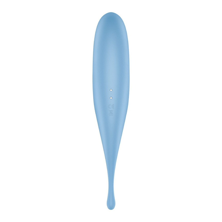 Вібратор для клітора з вакуумною стимуляцією Satisfyer Twirling Pro Blue фото 4