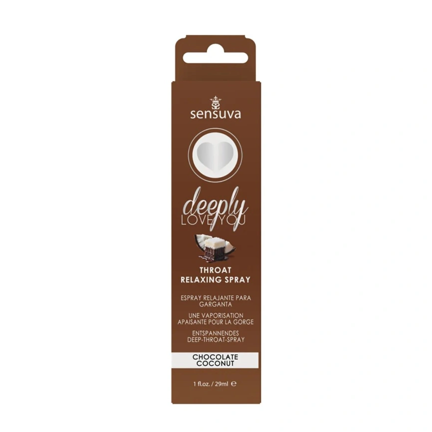 Спрей для минета Sensuva Deeply Love You Chocolate Coconut (29 мл) для глубокого минета фото 4