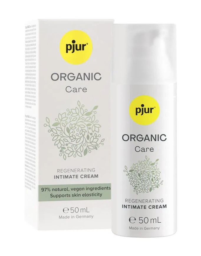 Органічний крем для інтимного догляду pjur ORGANIC Care 50 мл, відновлювальний фото 1