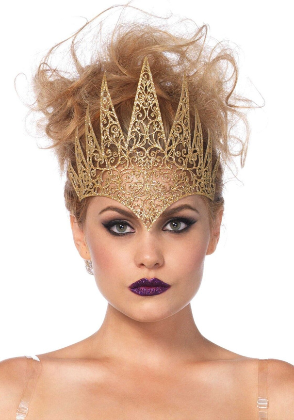 Широка корона Leg Avenue Die Cut Royal Crown, золота фото 1