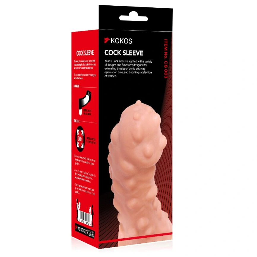 Насадка на член Kokos Cock Sleeve CS 003 L фото 2