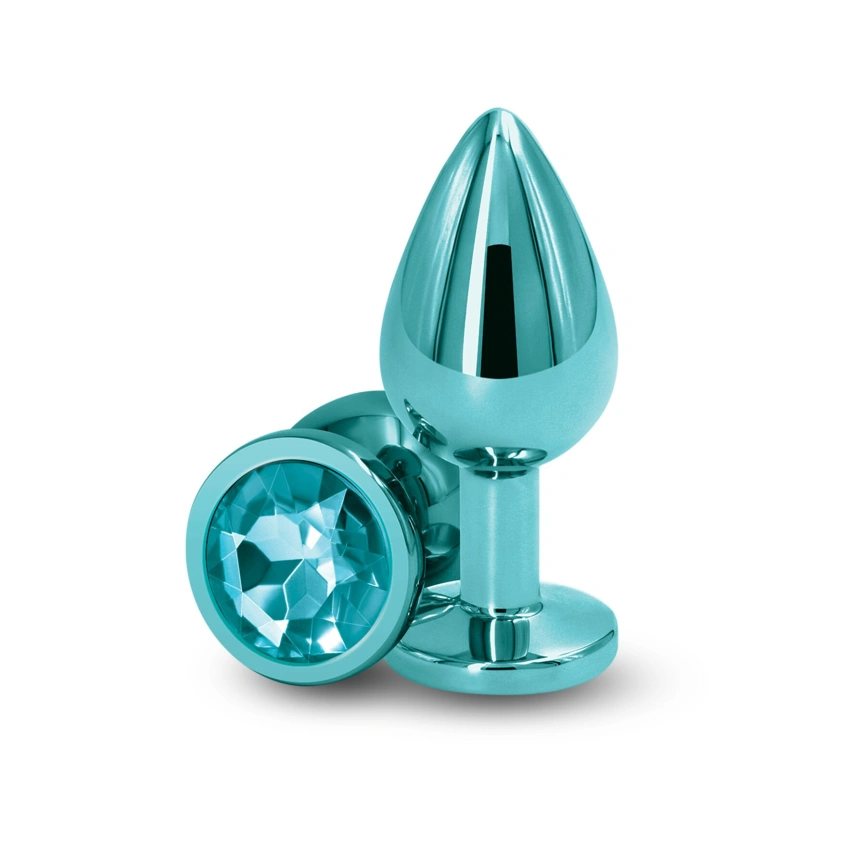Анальная пробка NS Novelties Rear Assets - Medium - Teal фото 1