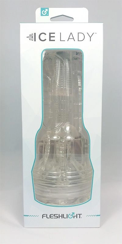 Мастурбатор-вагина Fleshlight Ice Lady Crystal, полупрозрачный материал и корпус фото 2
