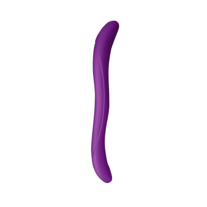Подвійний фалоімітатор Wooomy Twoooney Semirealistic Double Dong Purple, діаметр 3 та 3,8 см фото 1