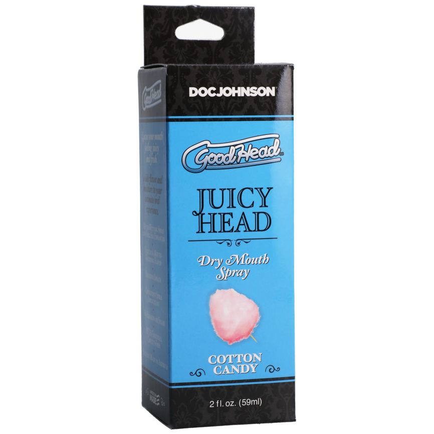 Зволожувальний спрей оральний Doc Johnson GoodHead – Juicy Head Dry Mouth Spray – Cotton Candy 59мл фото 2