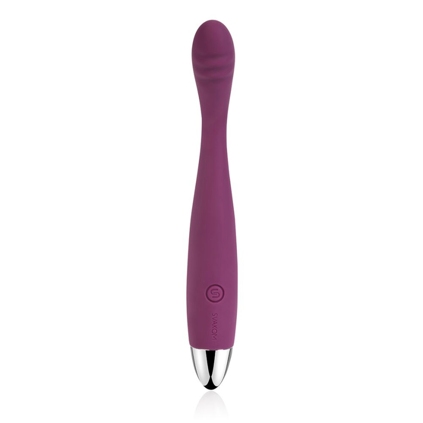 Тонкий вібратор точки G Svakom Cici Violet фото 1