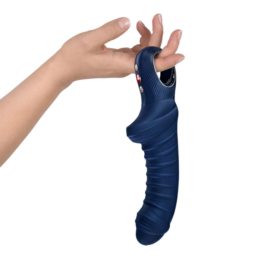 Вибратор для точки G Fun Factory TIGER Nightblue, ребристый, подходит для анальной стимуляции фото 3