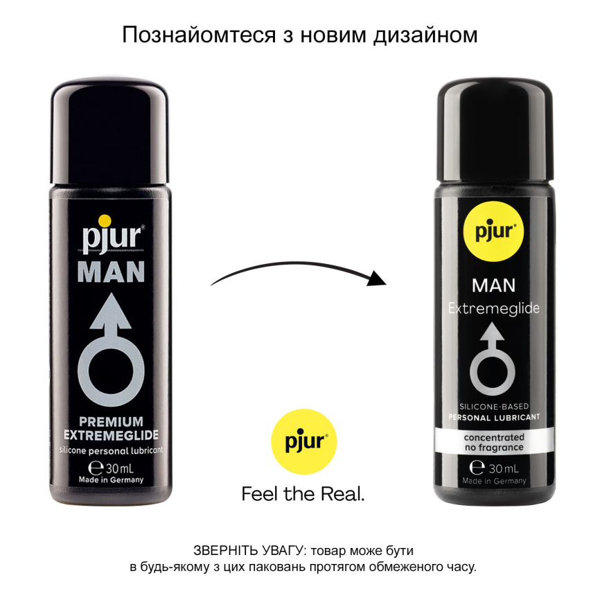 Лубрикант на силіконовій основі pjur MAN Extremeglide 30 мл, густий, довготривалий, економний фото 6