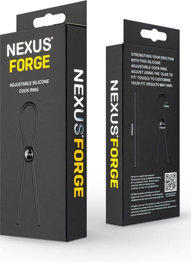 Ерекційне кільце-ласо Nexus FORGE, діаметр регулюється фото 7