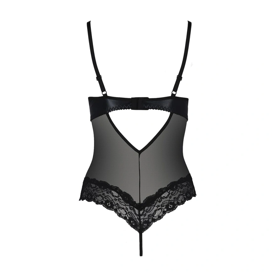 Боди с открытой грудью Passion Exclusive NORTH BODY XXL/XXXL, black фото 7