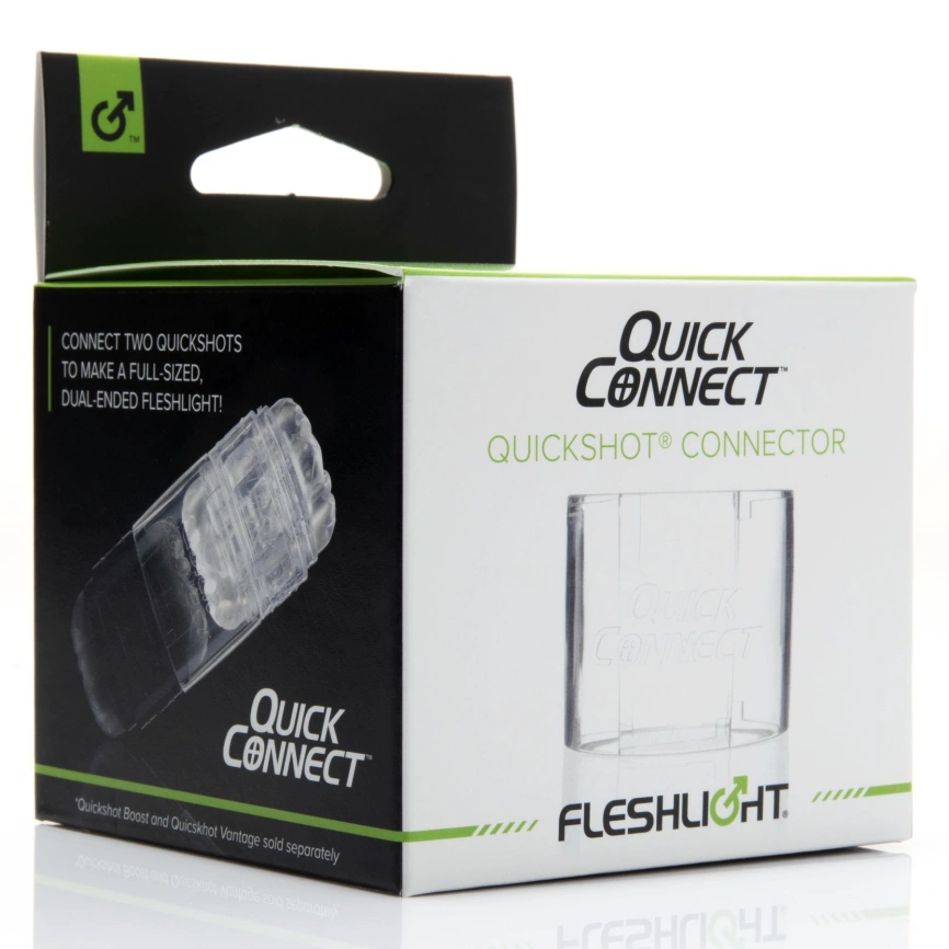 Адаптер Fleshlight Quickshot Quick Connect для соединения двух Квикшотов в одну игрушку фото 3