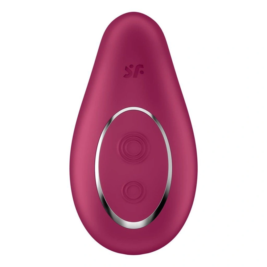 Вибратор Satisfyer Dipping Delight Berry, 2 мотора, гибкий кончик фото 3