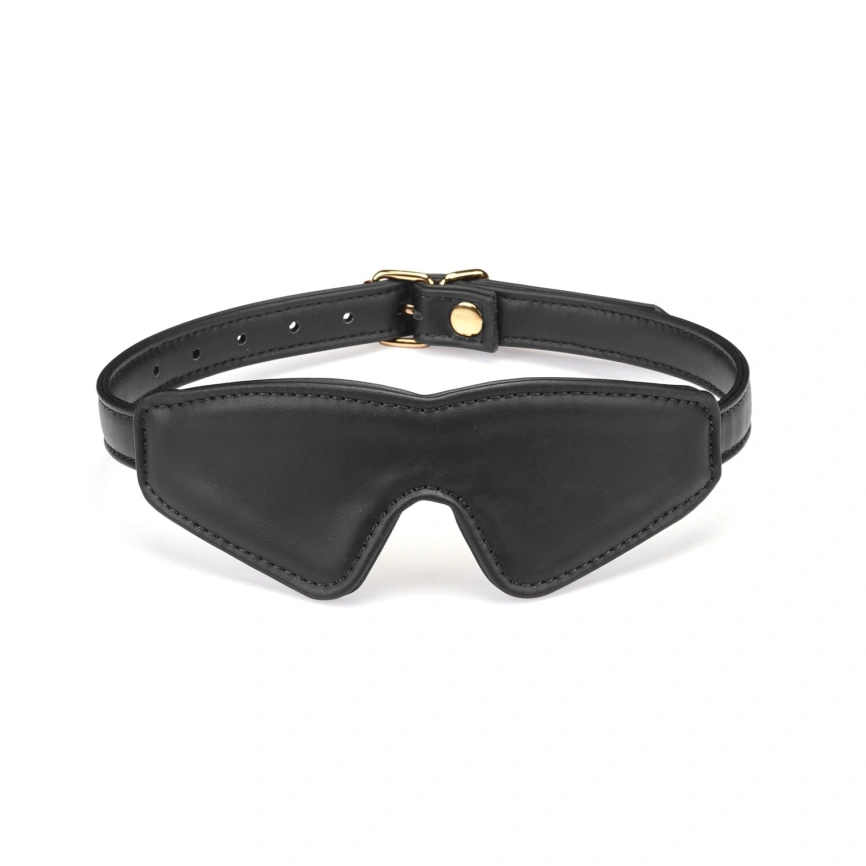 Маска на глаза Liebe Seele Black Organosilicon Blindfold, экокожа фото 1