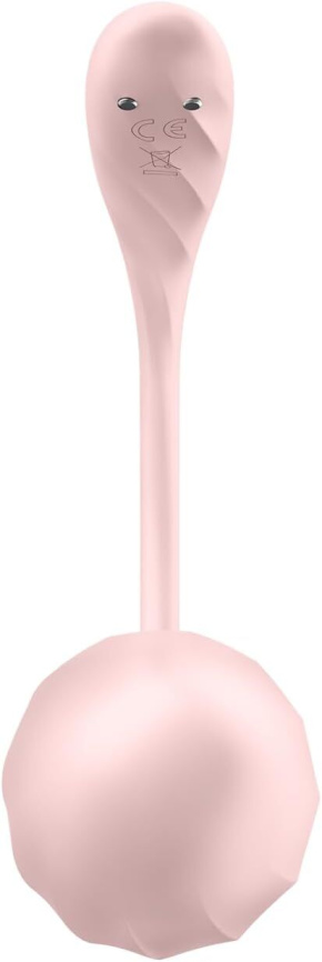 Смарт-віброяйце Satisfyer Ribbed Petal Connect App Rose, керування зі смартфона, пульт ДК фото 4