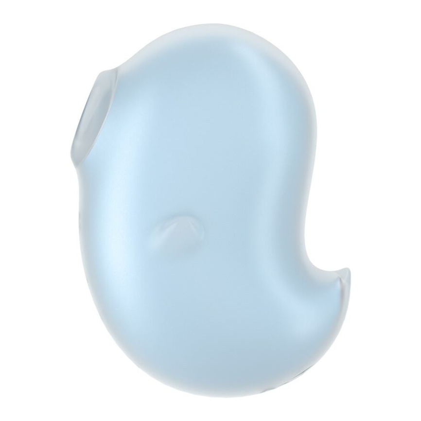Вакуумний кліторальний стимулятор з вібрацією Satisfyer Cutie Ghost Blue фото 2
