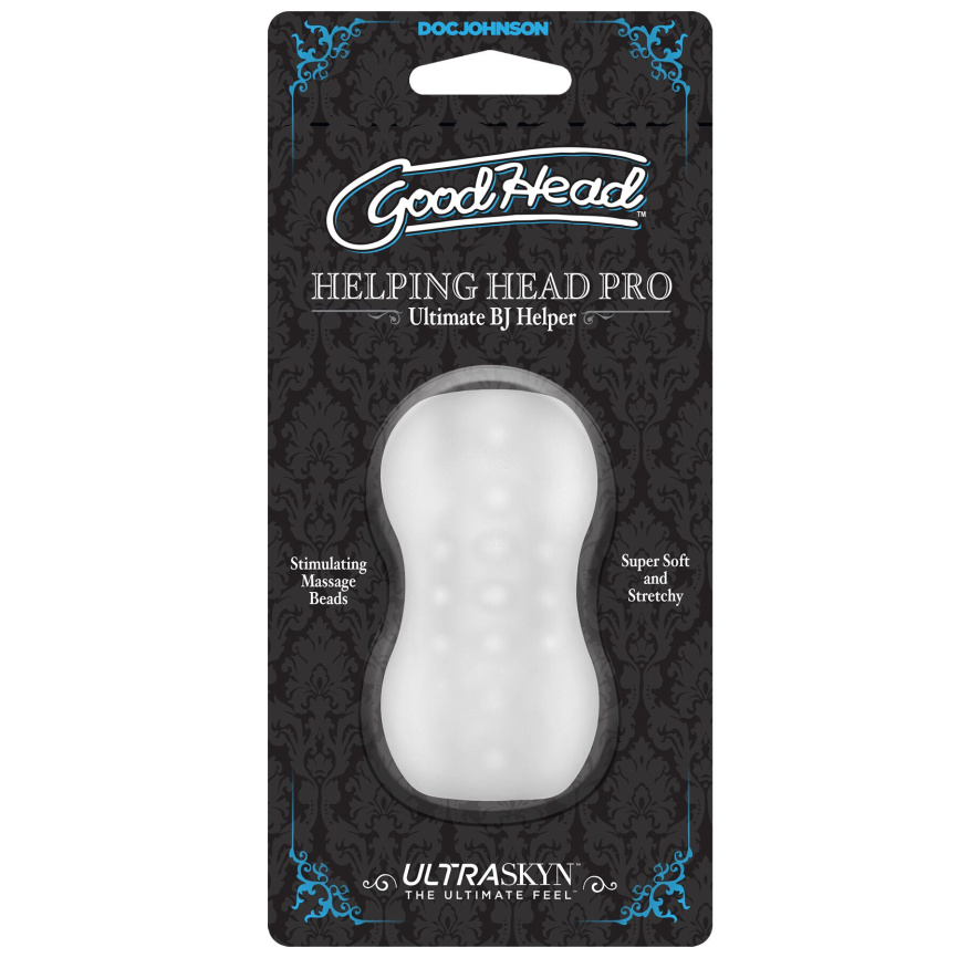 Мастурбатор Doc Johnson GoodHead – Helping Head Pro – Frost фото 2
