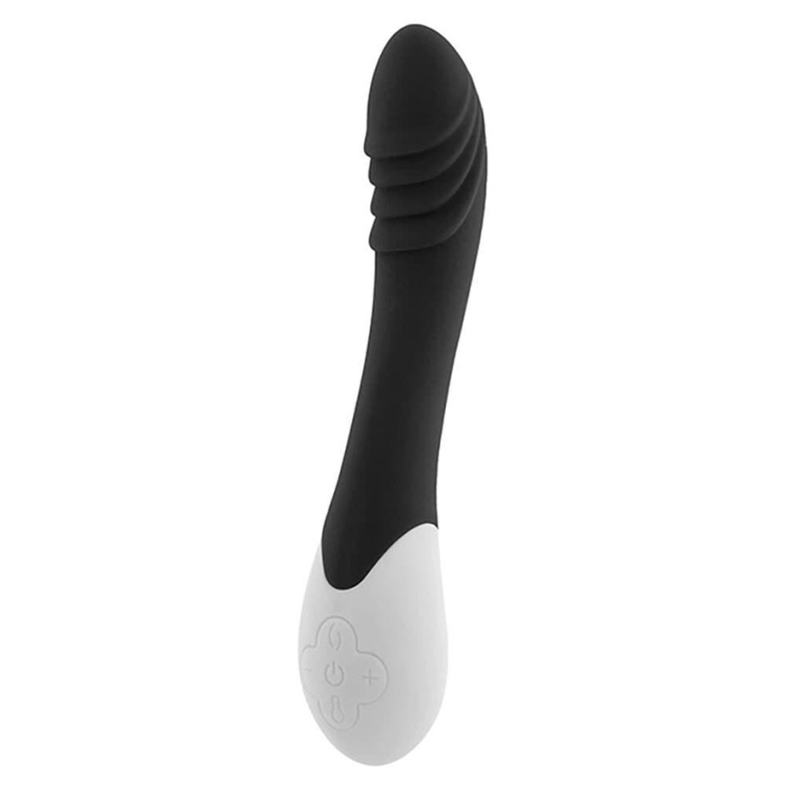 Вібратор S Pleasures Premium Phoenix, для точки G, чорний, водостійкий, 16 видів вібрації, нагрів фото 1