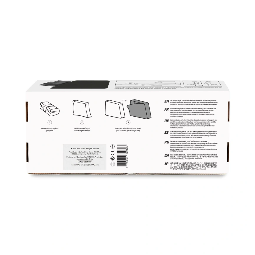 Подушка с креплением для мастурбатора Kiiroo Keon Pillow and Strap, 3 позиции фото 7