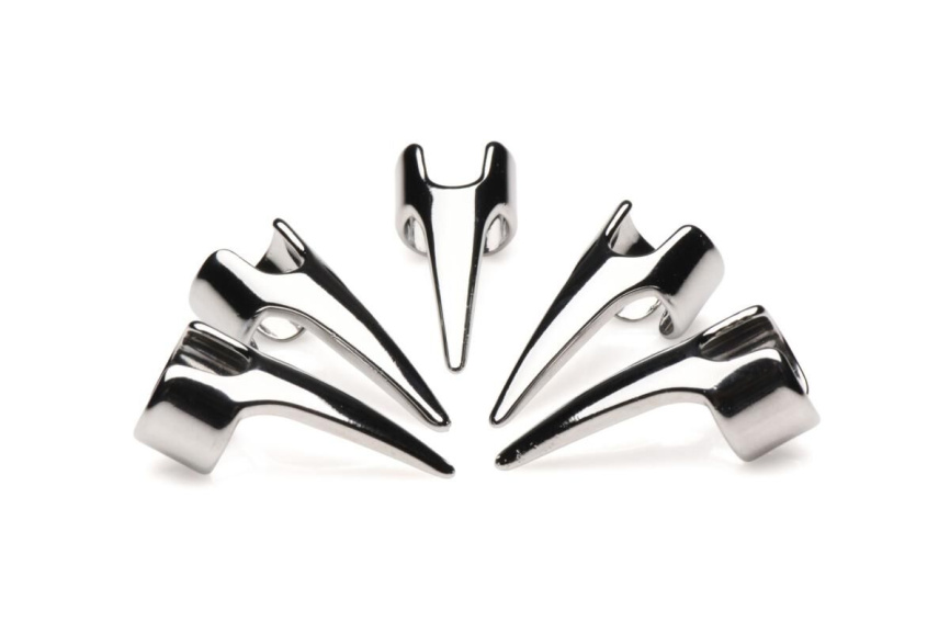 Набір кілець з кігтями Master Series Five-Piece Sensation Claw Rings - Silver фото 2