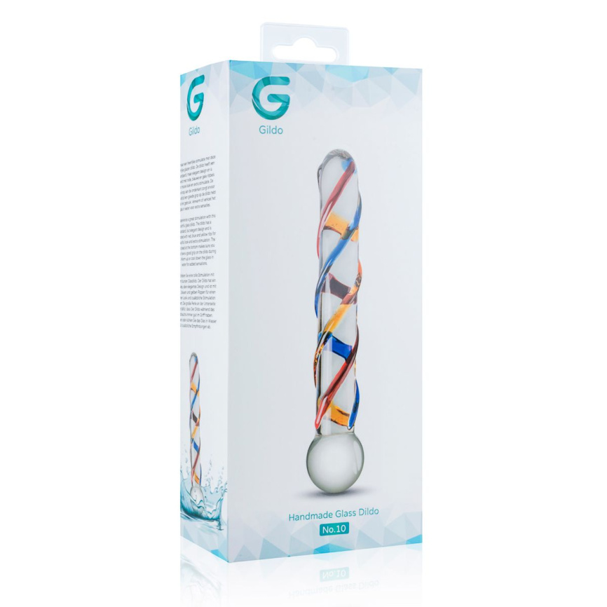Скляний дилдо Gildo Glass Dildo No. 10 фото 5