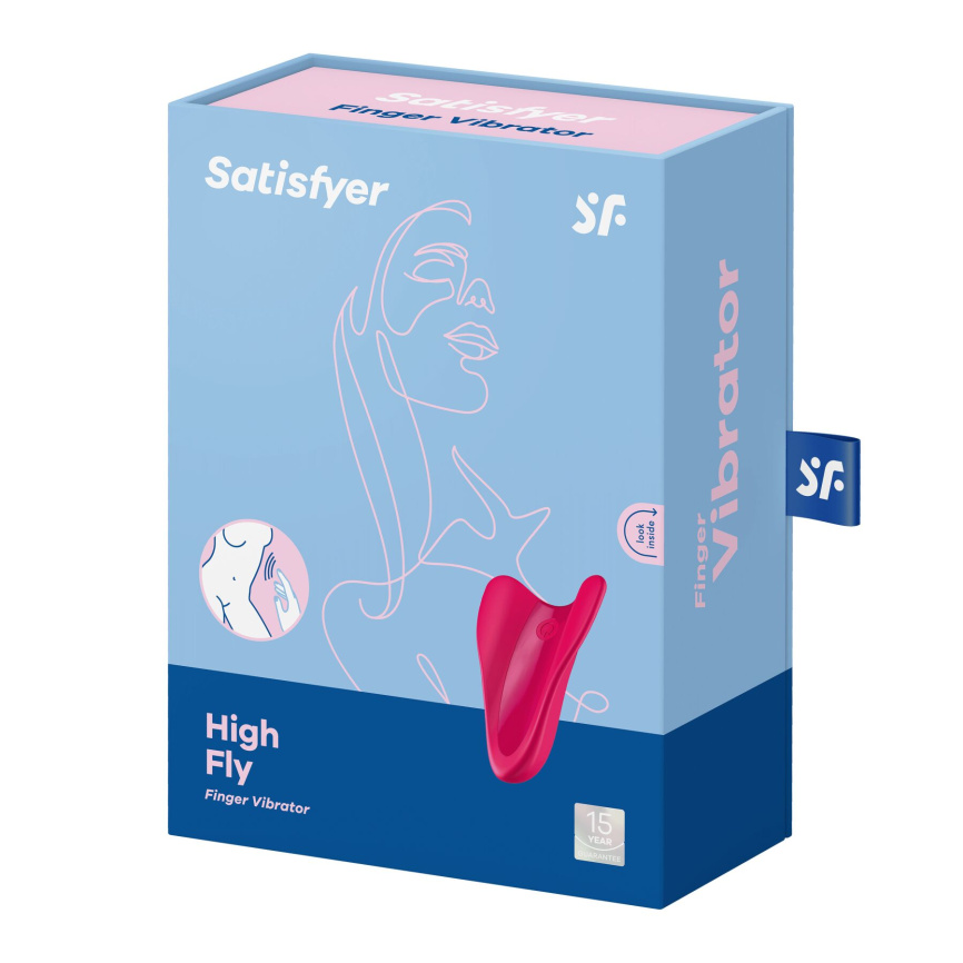 Вібратор на палець Satisfyer High Fly Red фото 6