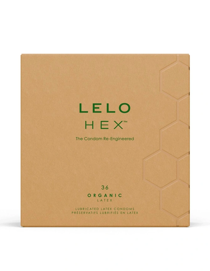 Презервативы LELO HEX Condoms Organic 36 Pack, тонкие и суперпрочные фото 1