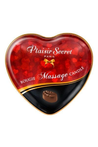 Массажная свеча-сердечко Plaisirs Secrets Chocolate (35 мл) фото 2