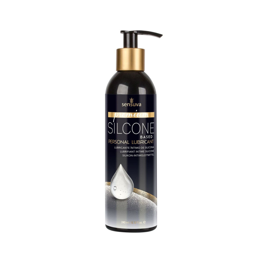 Силіконова змазка Sensuva Premium Silicone (240 мл), без гліцерину, парабенів і ментолу фото 1