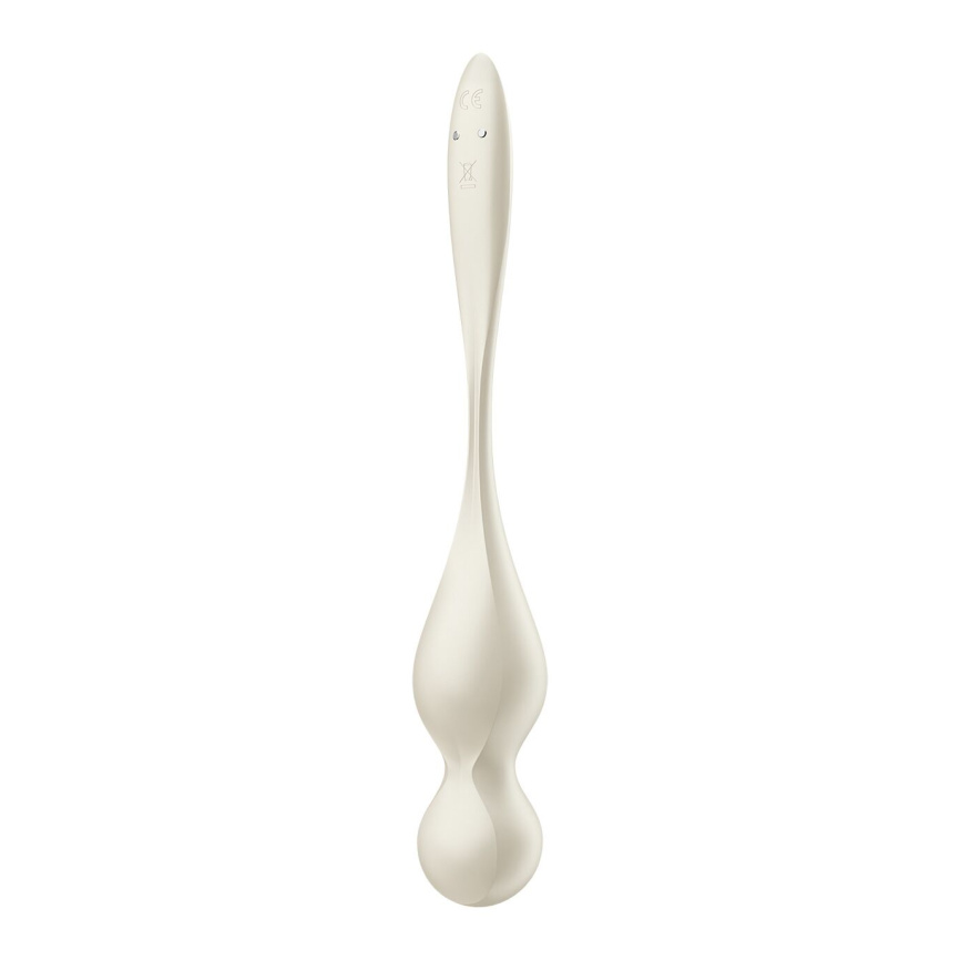 Вагінальні смарт-кульки з вібрацією Satisfyer Love Birds 1 Connect App White, 78 г фото 4