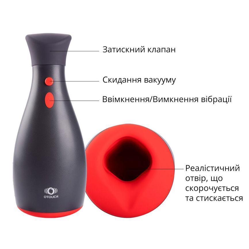 Мастурбатор Otouch NINJA 2, 7 режимів вібрації, ефект стискання фото 17