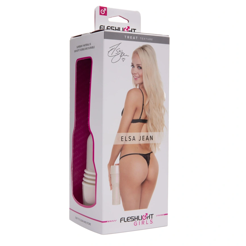 Мастурбатор Fleshlight Girls: Elsa Jean — Treat, со слепка ануса, очень нежный фото 6