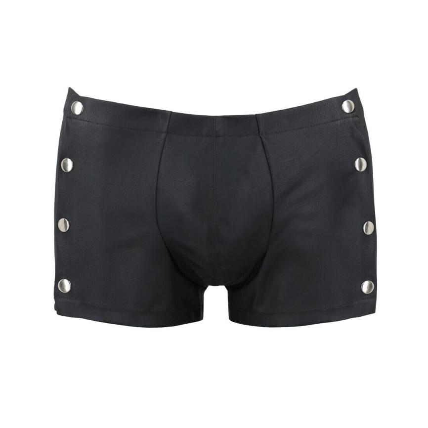 Чоловічі шкіряні боксери із заклепками Passion 048 SHORT DAVID L/XL Black фото 11