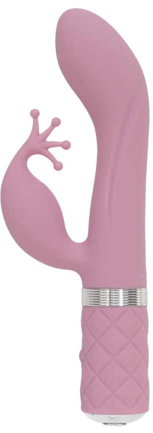 Розкішний вібратор-кролик Pillow Talk - Kinky Pink з кристалом Сваровські, потужний фото 1