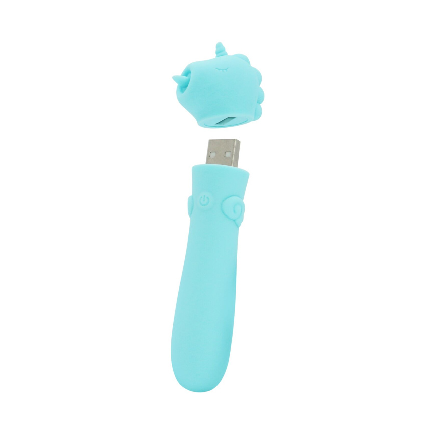 Вібратор-єдиноріжка Unihorn USB Bullet – Mount'n Peak, віброкуля, USB-зарядка, 10 режимів фото 2