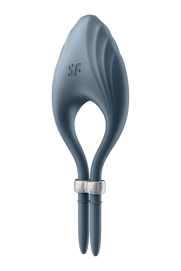 Ерекційне віброкільце-ласо Satisfyer Duelist Dark Blue, 10 режимів, потужний мотор фото 1