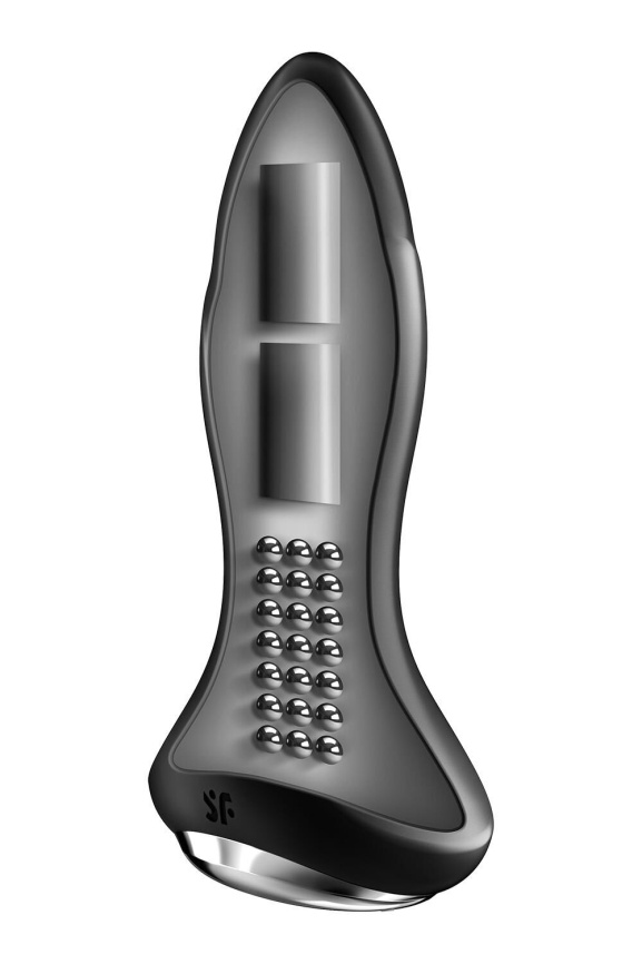 Анальна смарт-вібропробка із перлинним масажем Satisfyer Rotator Plug 1+ Black фото 3