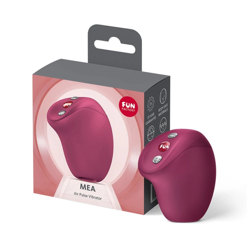 Вакуумный стимулятор Fun Factory MEA Wine Red, уникальные режимы, функция посторгазм фото 9