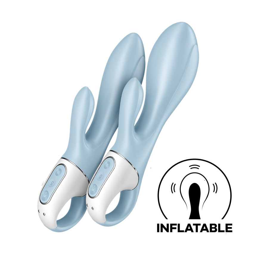 Вібратор-кролик надувний Satisfyer Air Pump Bunny 1 фото 1
