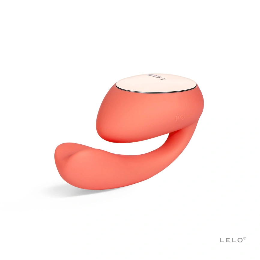 Смарт-вибратор LELO Ida Wave Coral Red, вагинально-клиторальный, технология WaveMotion, 2 мотора фото 2