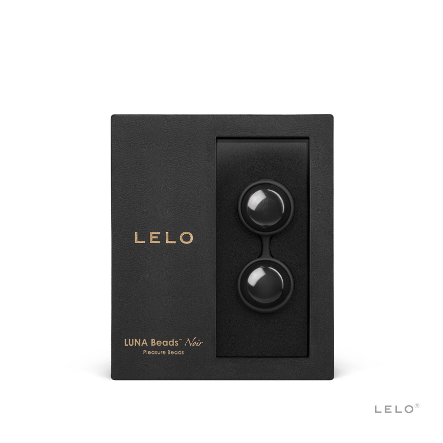 Вагінальні кульки LELO Luna Beads Noir Black, зміщений центр ваги, діаметр 2,9 см, 2х37 г фото 3