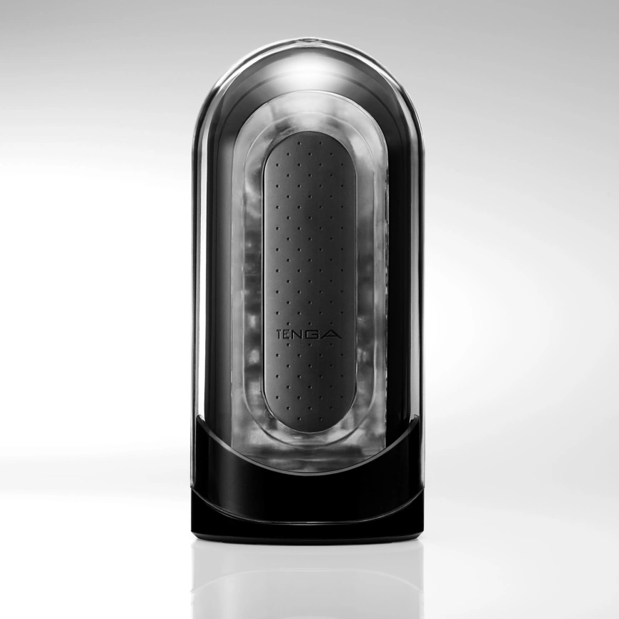 Мастурбатор Tenga Flip Zero Black, изменяемая интенсивность стимуляции, раскладной фото 2