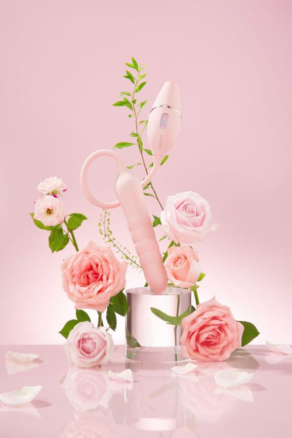 Пульсатор з вакуумним стимулятором KISSTOY Cathy III Pink, 5 режимів вакууму, 10 режимів пульсації фото 8