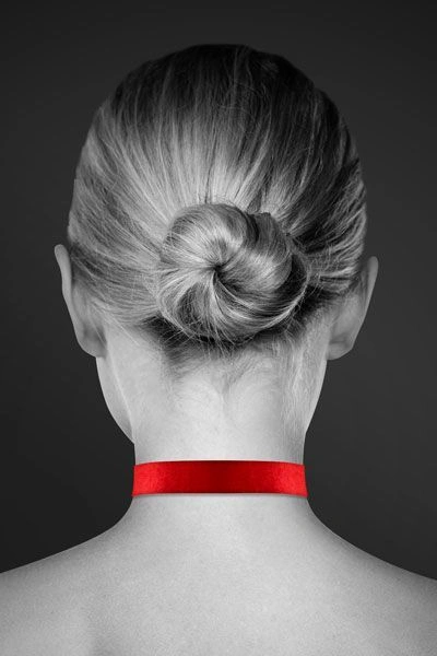 Чокер с замочком-сердечком Bijoux Pour Toi - HEART LOCK Red, экокожа фото 2