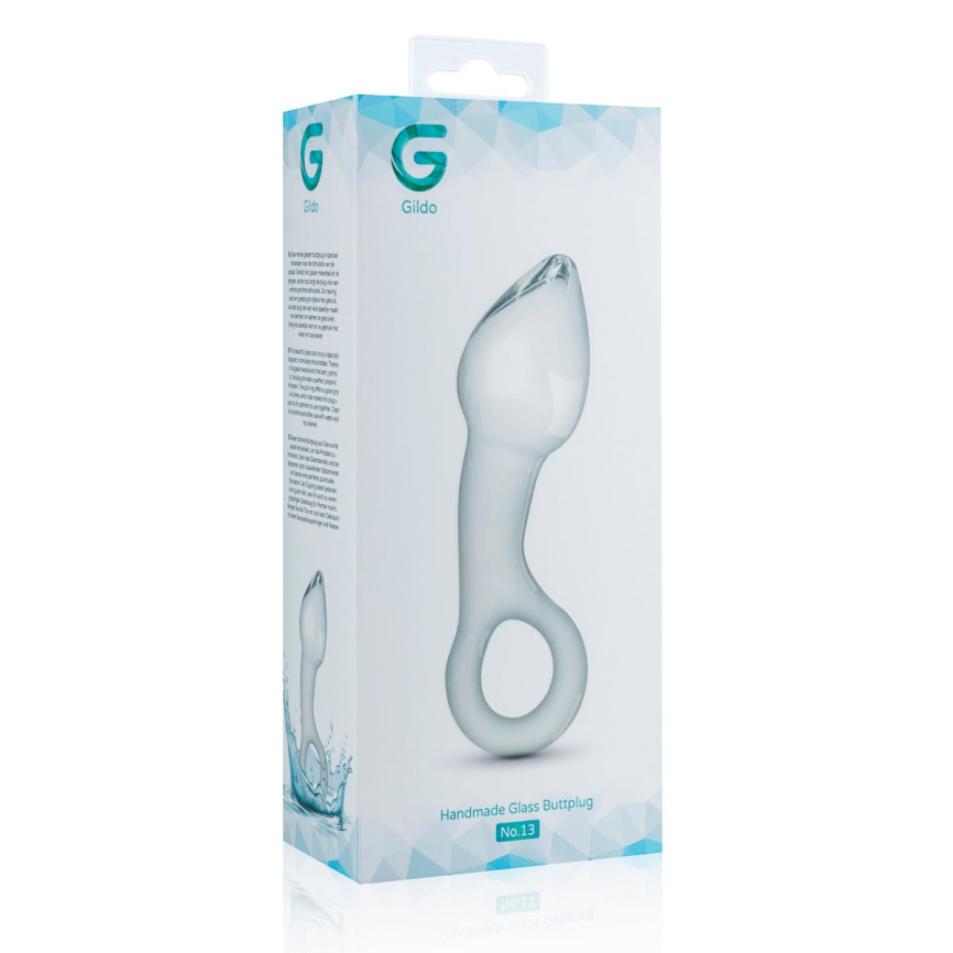 Скляний стимулятор простати Gildo Glass Prostate Plug No. 13 фото 4