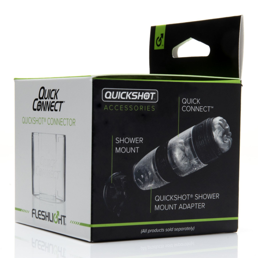 Адаптер Fleshlight Quickshot Quick Connect для з'єднання двох Квікшотов в одну іграшку фото 2